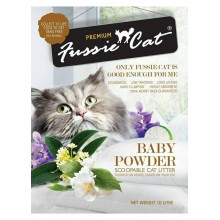 Fussie Cat 礦物貓砂(爽身粉味) 10L